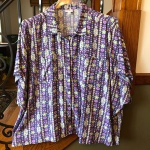 LuLaRoe 3X Button Down Shirt